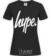 Women's T-shirt Hype word black фото