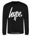 Sweatshirt Hype word black фото