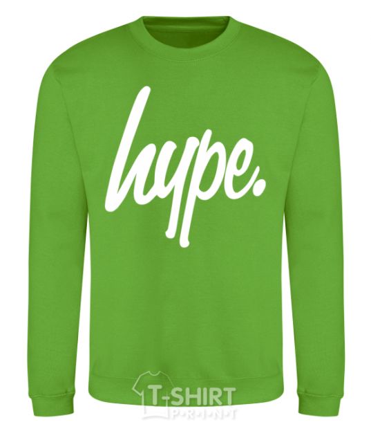 Sweatshirt Hype word orchid-green фото