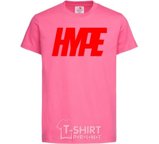 Детская футболка Hype Ярко-розовый фото