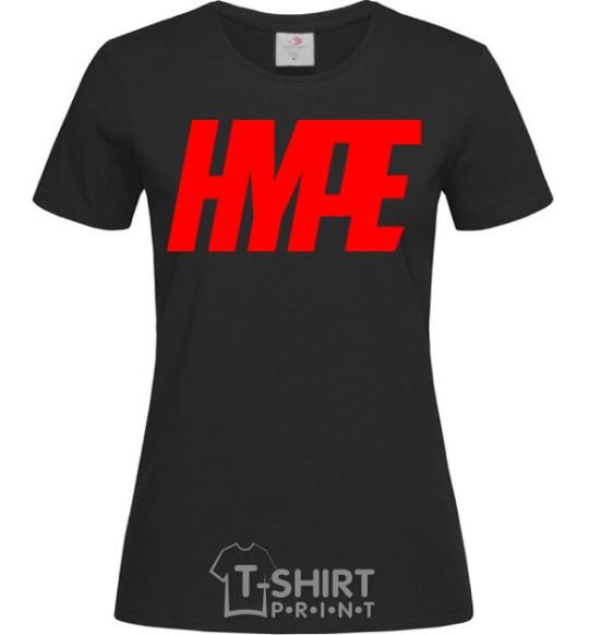 Женская футболка Hype Черный фото