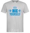 Men's T-Shirt Be yourself grey фото