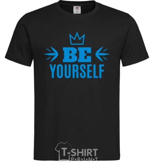 Men's T-Shirt Be yourself black фото