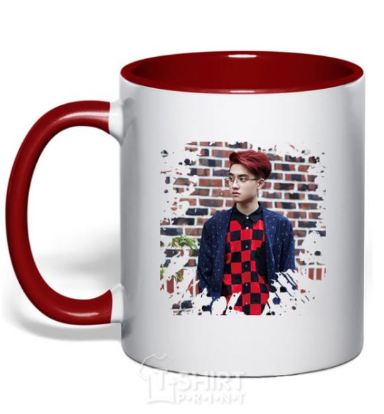 Чашка с цветной ручкой DO EXO Красный фото