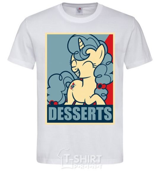 Men's T-Shirt Desserts White фото