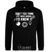 Men`s hoodie If i were wrong i'd know it black фото