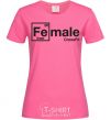 Женская футболка Iron crossfit Ярко-розовый фото