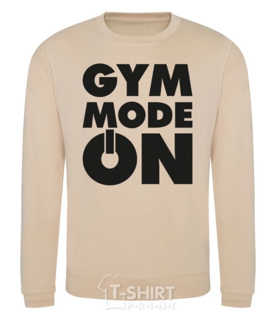 Sweatshirt Gym mode on sand фото
