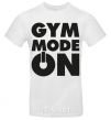 Мужская футболка Gym mode on Белый фото