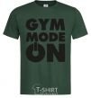 Men's T-Shirt Gym mode on bottle-green фото