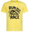 Men's T-Shirt Run your own race cornsilk фото