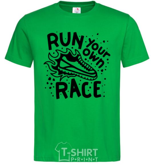 Men's T-Shirt Run your own race kelly-green фото