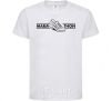 Kids T-shirt Marathon White фото