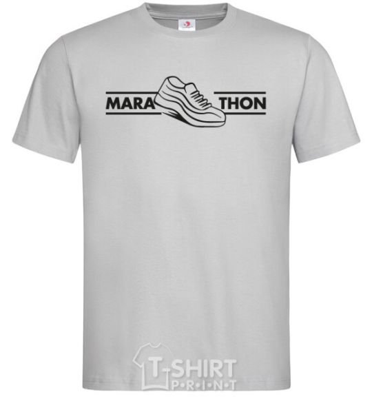 Men's T-Shirt Marathon grey фото