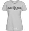 Women's T-shirt Marathon grey фото