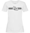 Women's T-shirt Marathon White фото