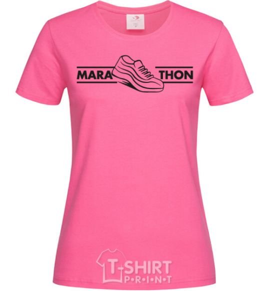 Women's T-shirt Marathon heliconia фото