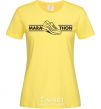 Women's T-shirt Marathon cornsilk фото