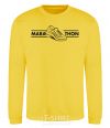 Sweatshirt Marathon yellow фото