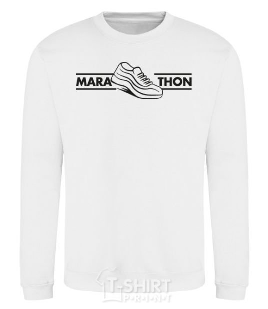 Sweatshirt Marathon White фото