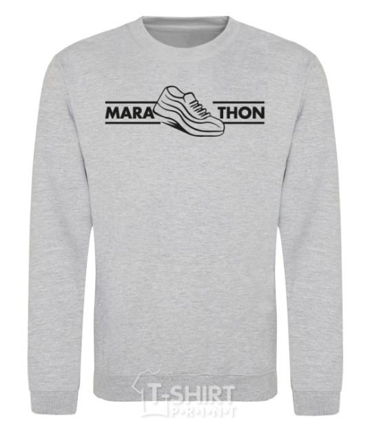 Sweatshirt Marathon sport-grey фото