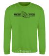 Sweatshirt Marathon orchid-green фото