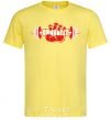 Мужская футболка Crossfit hand Лимонный фото