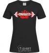 Women's T-shirt Crossfit hand black фото