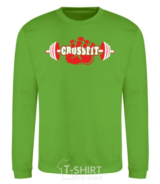 Sweatshirt Crossfit hand orchid-green фото