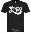 Men's T-Shirt Yoga lettering black фото