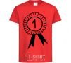 Kids T-shirt Winner red фото