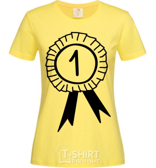 Women's T-shirt Winner cornsilk фото