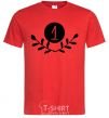 Men's T-Shirt Number one red фото