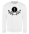 Sweatshirt Number one White фото