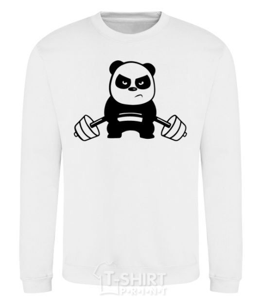 Sweatshirt Strong panda White фото