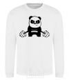 Sweatshirt Strong panda White фото