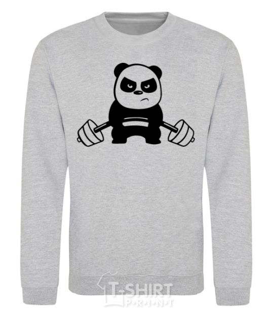 Sweatshirt Strong panda sport-grey фото