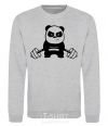 Sweatshirt Strong panda sport-grey фото