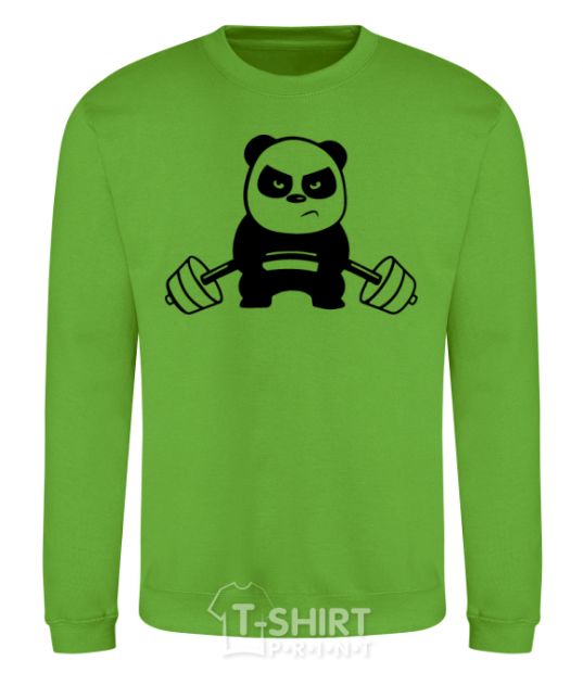 Sweatshirt Strong panda orchid-green фото
