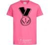 Kids T-shirt Medal 1 heliconia фото