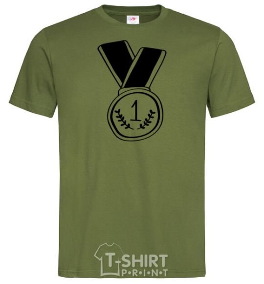 Men's T-Shirt Medal 1 millennial-khaki фото