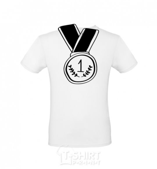 Men's T-Shirt Medal 1 White фото