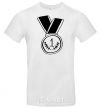 Men's T-Shirt Medal 1 White фото