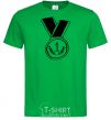 Men's T-Shirt Medal 1 kelly-green фото