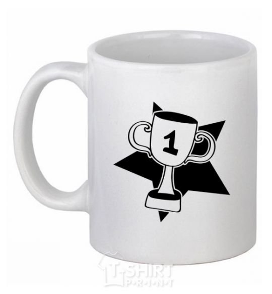 Ceramic mug Winner's Cup White фото