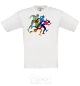 Kids T-shirt Runners White фото