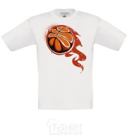 Kids T-shirt Basketball White фото