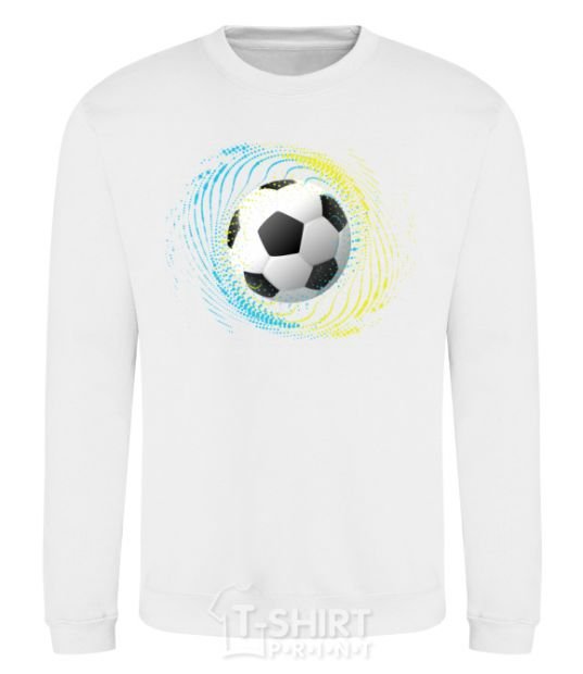 Sweatshirt Splash soccer ball White фото