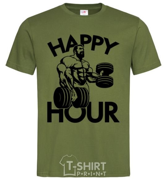 Men's T-Shirt Happy hour millennial-khaki фото