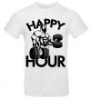 Мужская футболка Happy hour Белый фото
